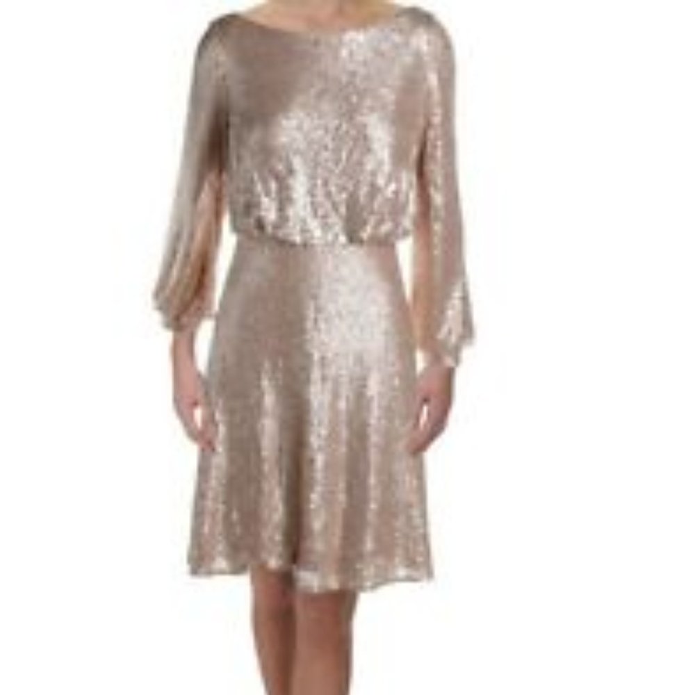 Tadashi Shoji Juno sequin  Medium NWT